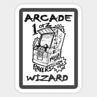 Arcade wizard Sticker